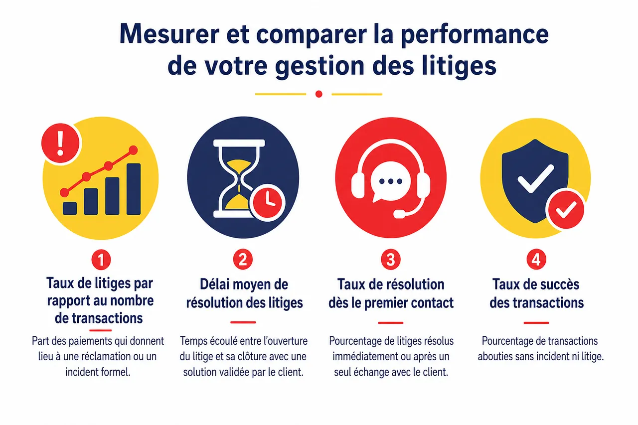 Comment gérer les litiges de paiement en Afrique de l’Ouest sans perdre la confiance de vos clients? , Mesurer et comparer la performance de votre gestion des litiges