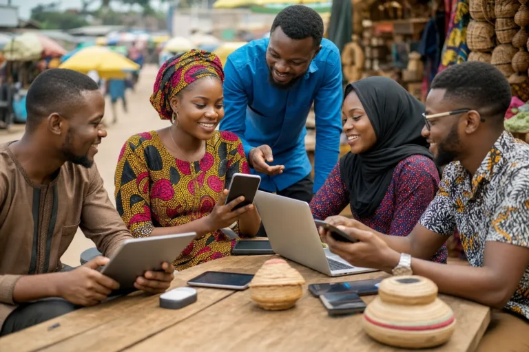 Interface mobile de paiement e-commerce africain optimisée