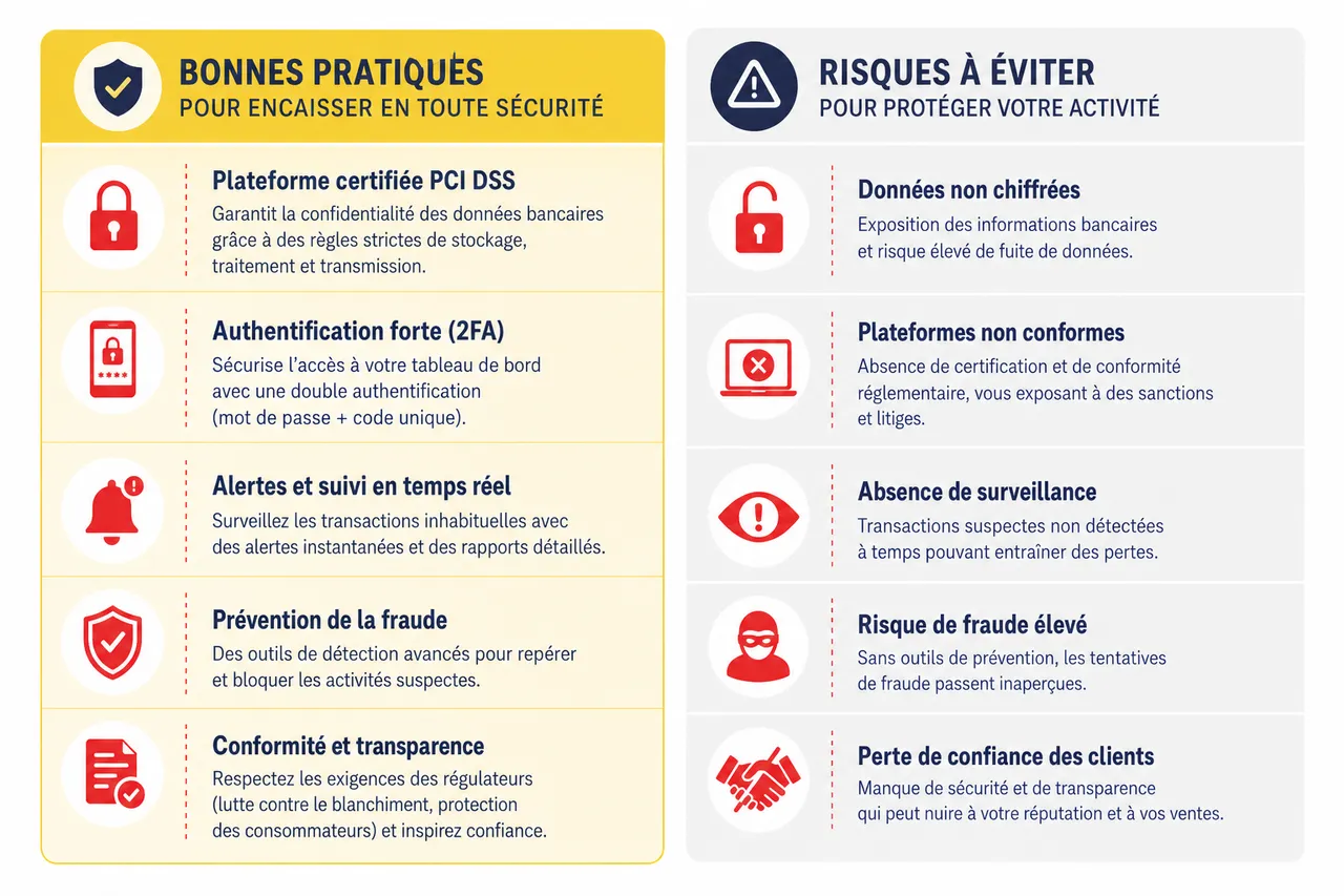 Lien de paiement: quelle méthode d'encaissement pour votre activité en Afrique de l'Ouest? , Bonnes pratiques pour sécuriser et optimiser l’encaissement en ligne