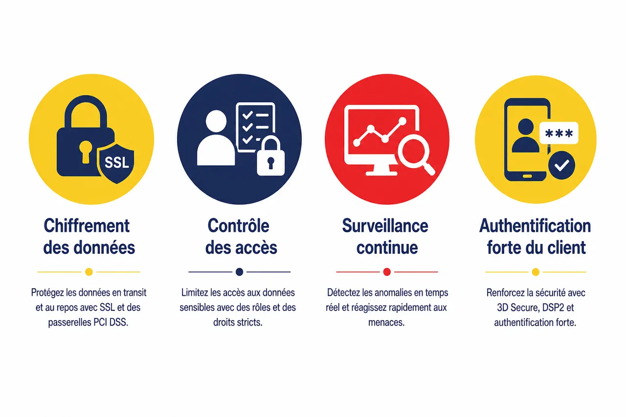 Paiements sécurisés en ligne: 5 bonnes pratiques que les petites entreprises négligent encore , Bonnes pratiques et technologies pour des paiements sécurisés
