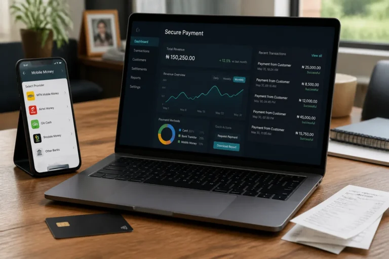 Système de paiement en ligne avec webhooks et notifications sécurisées