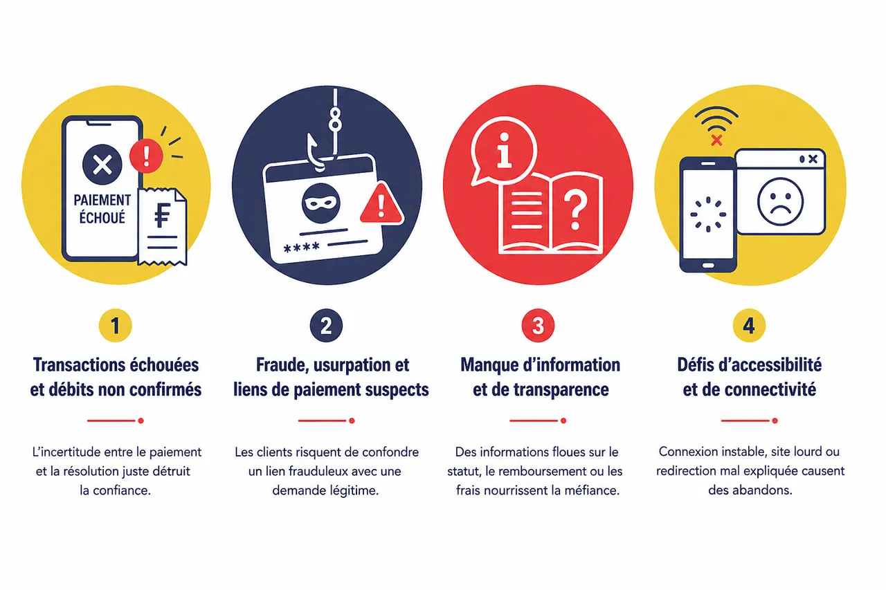 Comment construire la confiance des clients africains autour du paiement en ligne quand ils sont encore méfiants? , Les freins à la confiance des clients africains dans le paiement en ligne