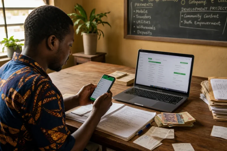 Plateforme mobile de versement d'aides et indemnités pour ONG
