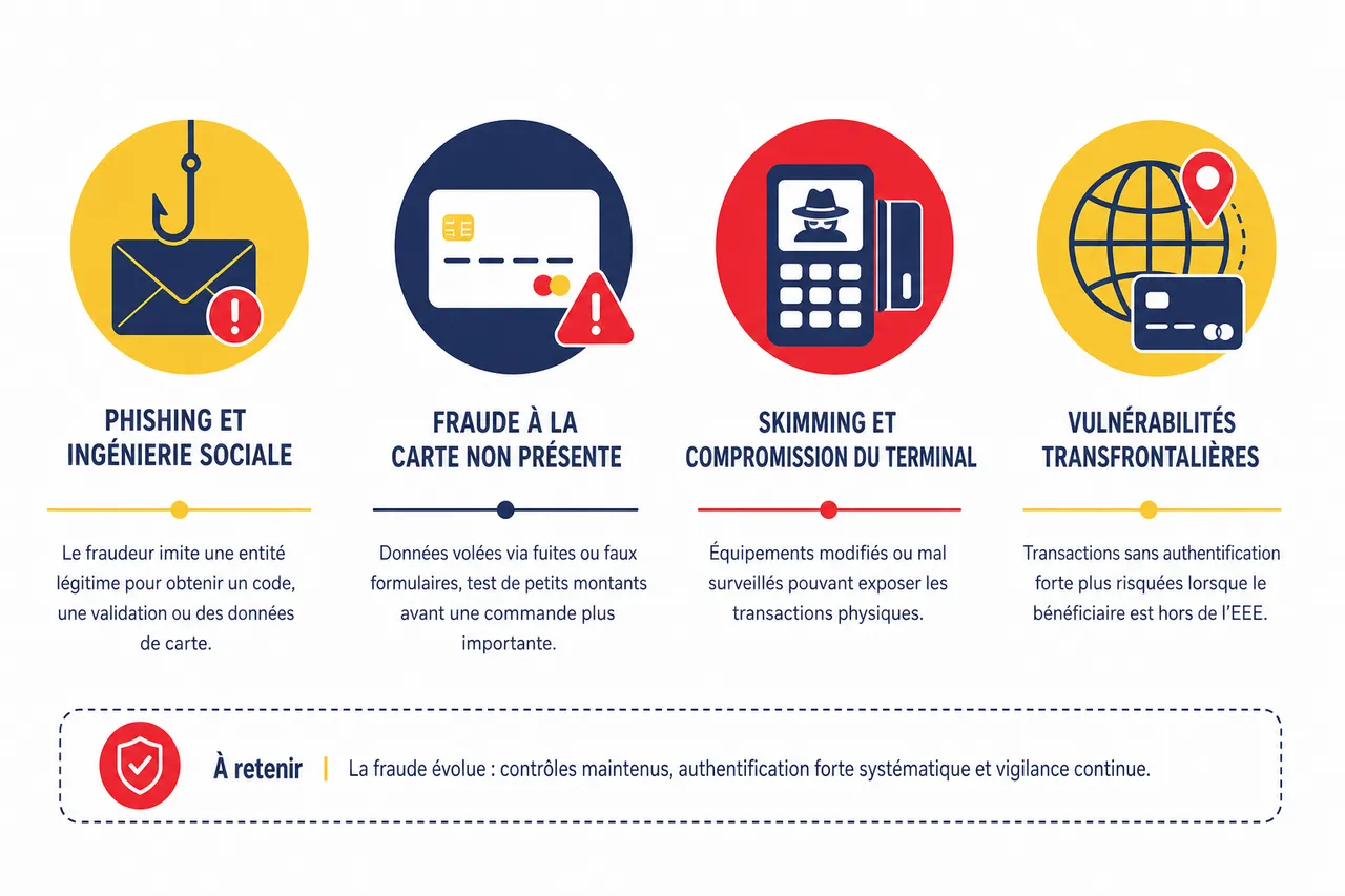 Sécuriser le paiement par carte bancaire: meilleures pratiques en 2026 , Sécurité et prévention de la fraude lors des paiements CB
