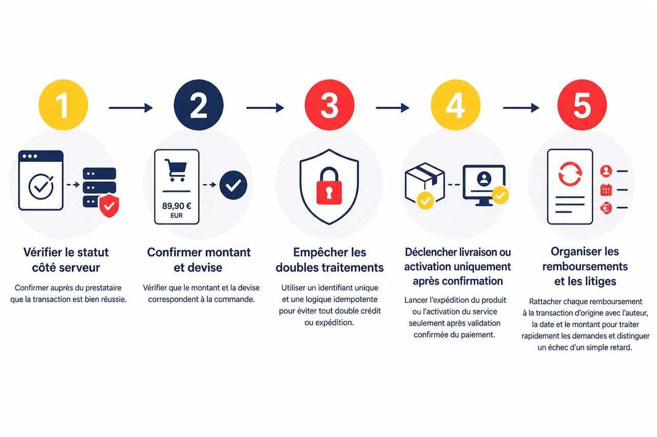 Sécuriser ses paiements en ligne: vérifications essentielles en 2026 , Les contrôles techniques qui évitent les erreurs après paiement