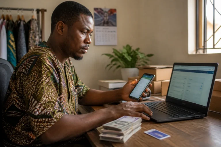 Paiement par carte numérique pour clients africains professionnels